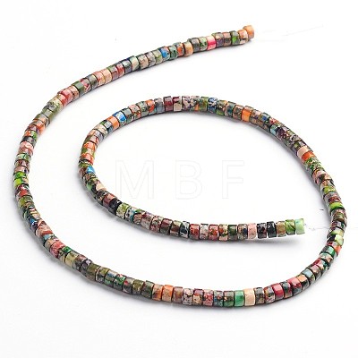 Dyed & Heated Natural Imperial Jasper Beads Strands X-G-M276-06-B-1