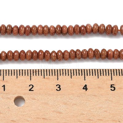 Synthetic Goldstone Beads Strands G-K343-C52-01B-1