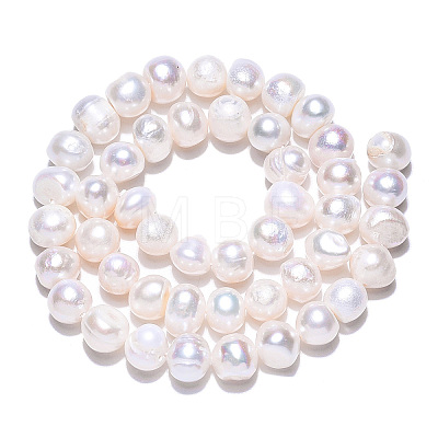 Natural Cultured Freshwater Pearl Beads Strands PEAR-N013-08G-1