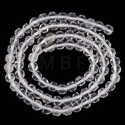 Natural Quartz Crystal Beads Strands G-O201B-103B-1