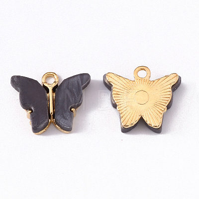 Alloy Acrylic Pendants LS-X-ENAM-R136-01J-1