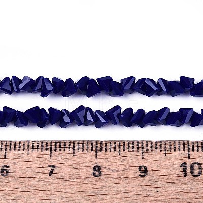Opaque Glass Beads Strands GLAA-N019-4mm-20-1
