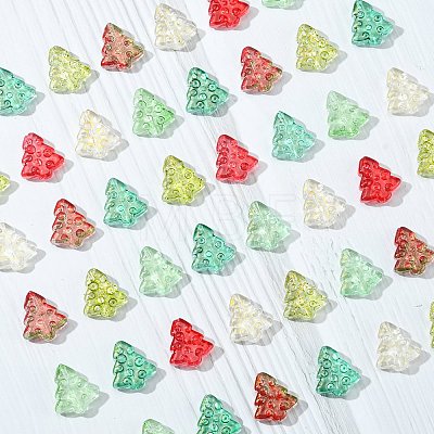 100Pcs Transparent Glass Beads GLAA-CJ0002-25-1