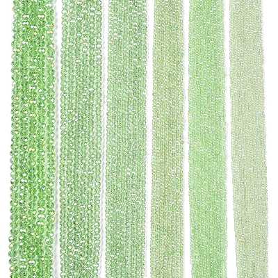 Electroplate Glass Beads Strands EGLA-A044-T8mm-B09-1