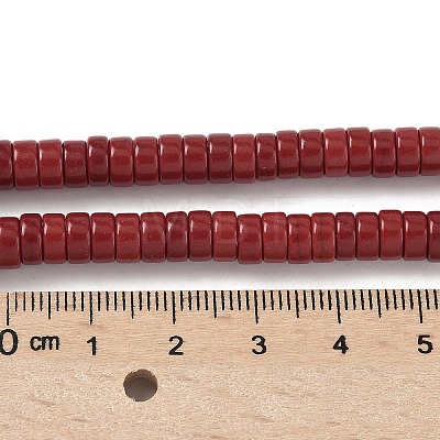 Dyed Natural Magnesite Beads Strands G-M448-F01-04-1