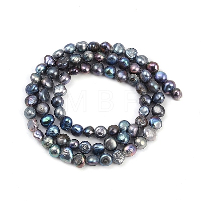 Natural Cultured Freshwater Pearl Beads Strands PEAR-P064-19D-05F-1