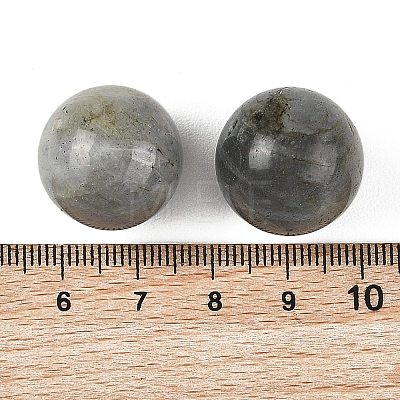 Natural Labradorite Sphere Beads GG-D003-A13-1