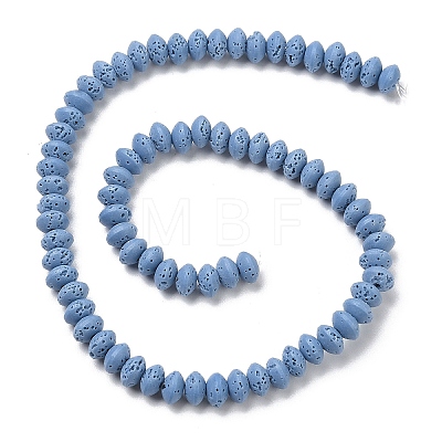 Synthetic Lava Rock Beads Strands G-B087-02A-08-1