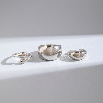 3Pcs Alloy Finger Rings Sets WG7802C-28-1