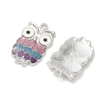 Alloy Enamel Pendants PALLOY-A037-02G-1
