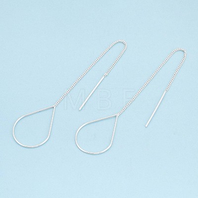 Brass Stud Earring Findings KK-S345-066S-1