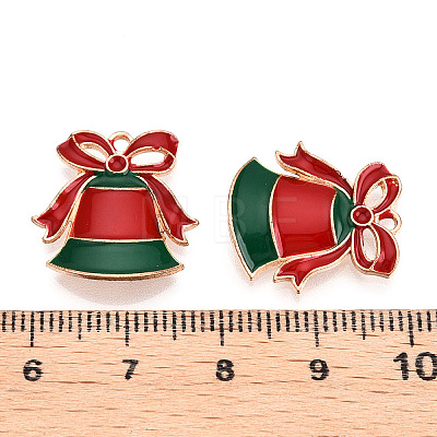 Christmas Theme Alloy Enamel Pendants ENAM-N056-403D-1