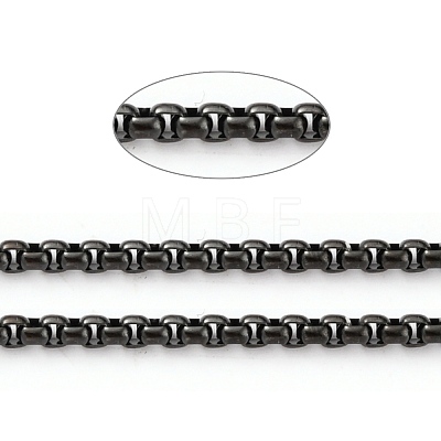 304 Stainless Steel Box Chains CHS-B001-01EB-1