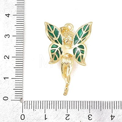 Brass Micro Pave Cubic Zirconia Pendants KK-C162-011A-01-1