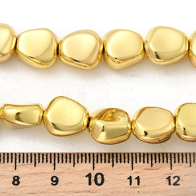 Electroplate Glass Beads Strands EGLA-F166-06-1