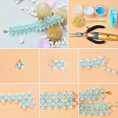 11/0 Glass Seed Beads White Opaque Colors Diameter 2mm Loose Beads in A Box for DIY Craft SEED-PH0003-06-1