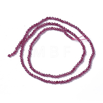 Natural Red Corundum/Ruby Beads Strands G-F596-11-2mm-1