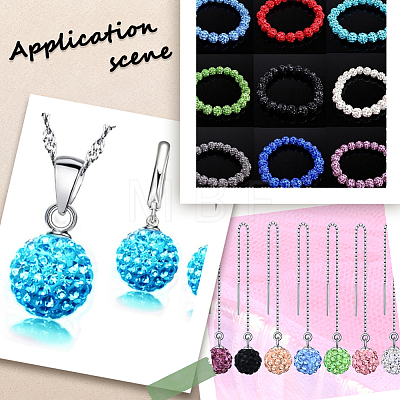 50Pcs Resin Rhinestone Beads RESI-PA0001-45C-1