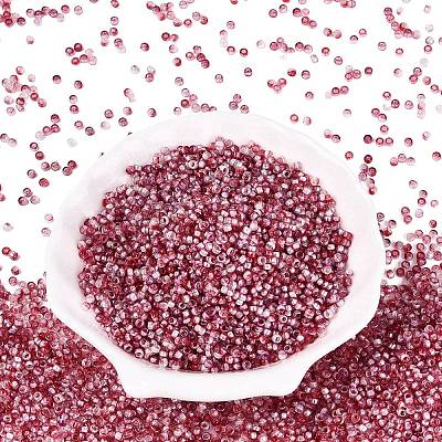 Baking Paint Glass Seed Beads SEED-Q041-03A-08-1