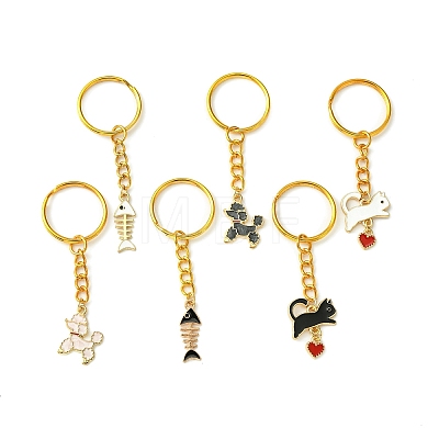 Alloy Enamel Pendant Keychain KEYC-JKC00568-1