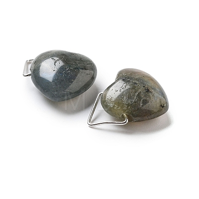 Natural Labradorite Pendants G-K371-02P-03-1