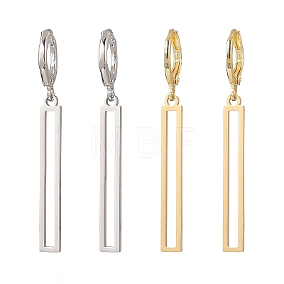 2 Pairs 201 Stainless Steel Leverback Earrings EJEW-JE06912-1