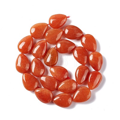 Natural Red Aventurine Beads Strands G-L242-11-1