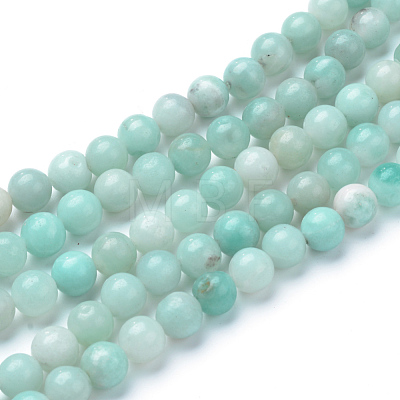 Natural Amazonite Beads Strands X-G-T055-4mm-17-1