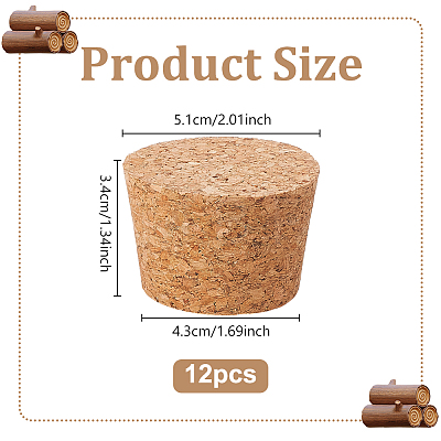Cork Bottle Stoppers AJEW-WH0077-124B-1