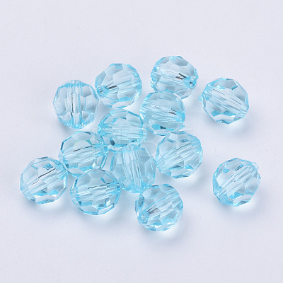 Transparent Acrylic Beads LS-TACR-Q257-10mm-V38-1