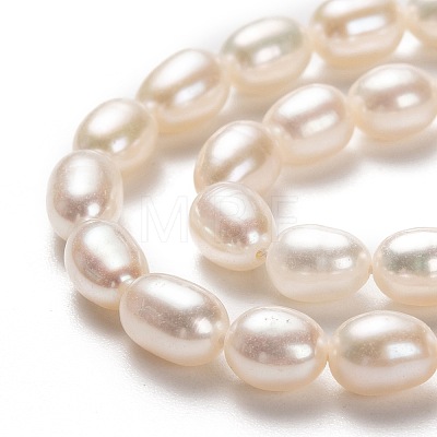 Natural Cultured Freshwater Pearl Beads Strands PEAR-L033-67-01-1