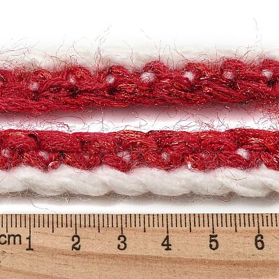 Two Tone Polyester Crochet Lace Trim OCOR-Q058-18-1
