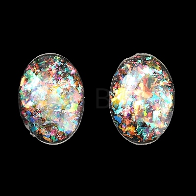 Resin Imitation Opal Cabochons RESI-H148-06-1