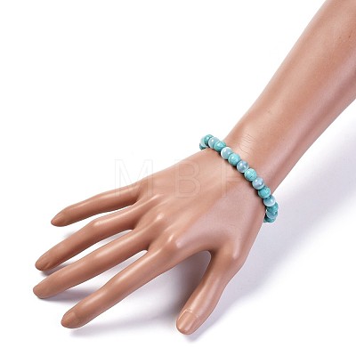 Synthetic Turquoise Stretch Bracelets BJEW-JB04506-05-1