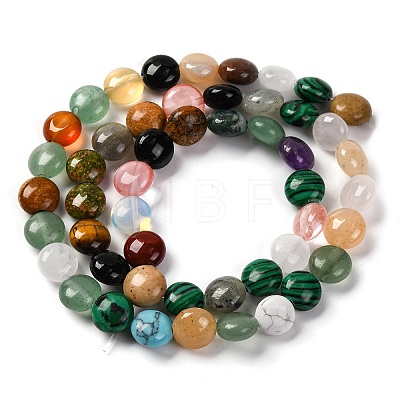 Natural Mixed Gemstone Beads Strands G-T047-A07-01-1