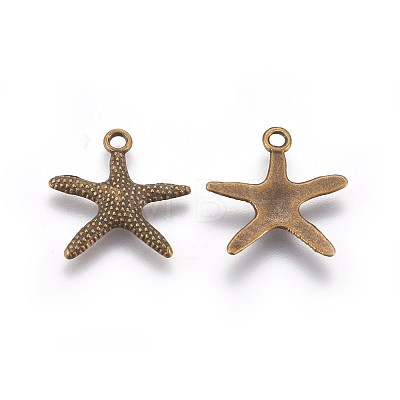 Tibetan Style Alloy Pendants TIBEP-EA306YKG-AB-FF-1