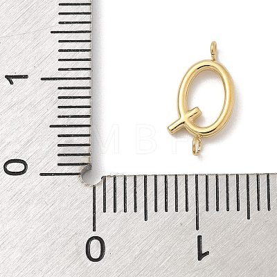 304 Stainless Steel Letter Connector Charms LS-STAS-M108-01G-17-1