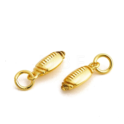 Sports Brass Charms KK-A289-04A-G-1
