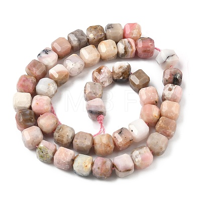 Natural Pink Opal Beads Strands G-C267-A05-1