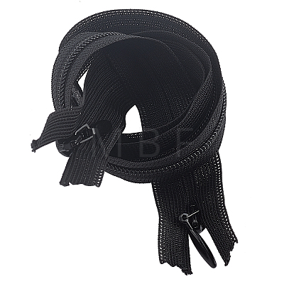 BENECREAT Polyester Yarn Invisible Zipper Fastener FIND-BC0001-57-1