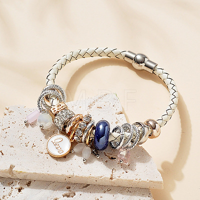 Faux Leather European Bracelets FS-WG51552-02-1