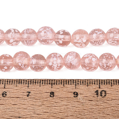 Handmade Lampwork Beads Strands LAMP-N037-07J-1