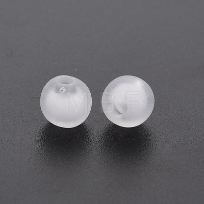 Frosted Acrylic Beads FACR-Q006-12mm-01-1