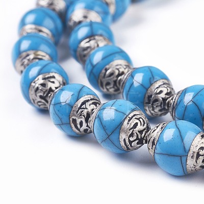 Tibetan Style Beads TIBEB-E079-03A-1