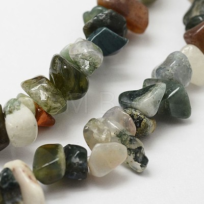 Natural Indian Agate Beads Strands G-F328-12-1