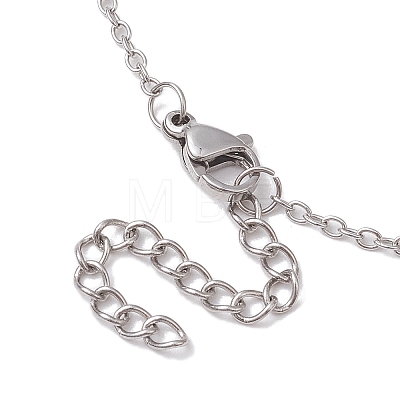 Non-Tarnish 201 Stainless Steel Pendants Necklace NJEW-JN04863-1