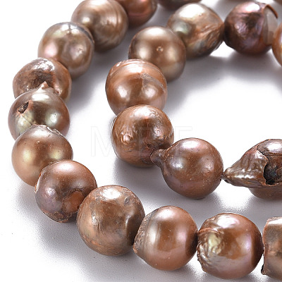 Natural Baroque Pearl Keshi Pearl Beads Strands PEAR-S021-197A-04-1