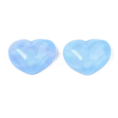 Transparent Resin Cabochons CRES-N031-003A-B14-1