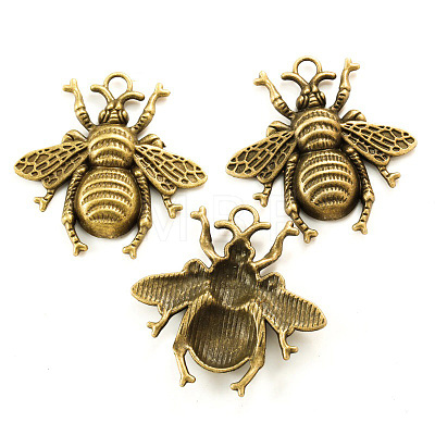 Tibetan Style Alloy Pendants FIND-H019-37AB-1