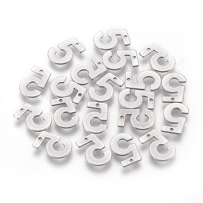 201 Stainless Steel Charms STAS-F175-01P-5-1